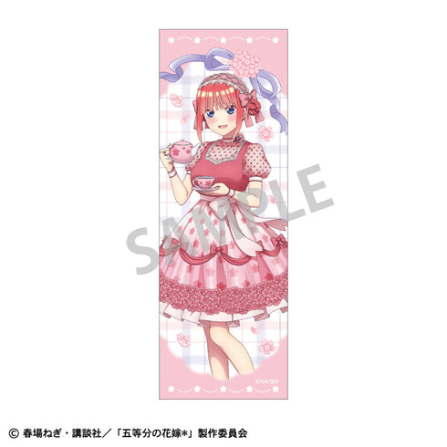 『五等分の花嫁』ロングスクエア缶バッジ_中野二乃/桜アフタヌーンティー
